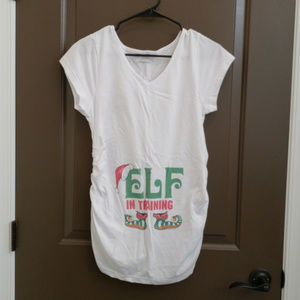 Maternity Christmas shirt - Maternity announcement